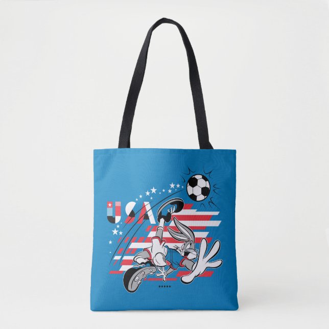 Bolsa Tote Equipe EUA de Futebol Gráfico do BUGS BUNNY™ (Frente)