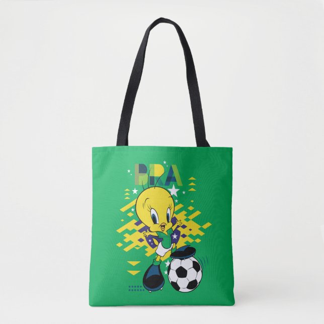 Bolsa Tote Equipe Gráfica do Futebol do TWEETY™ Brasil (Frente)