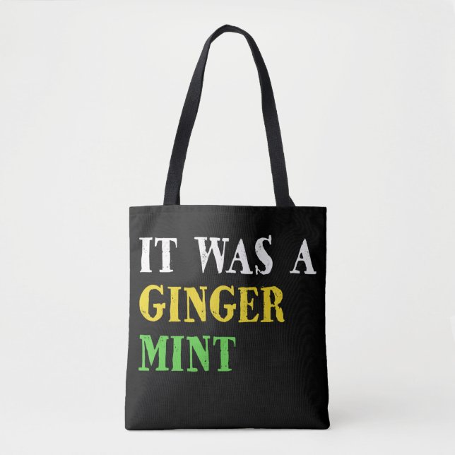 Bolsa Tote Era uma Casa Ginger (Frente)
