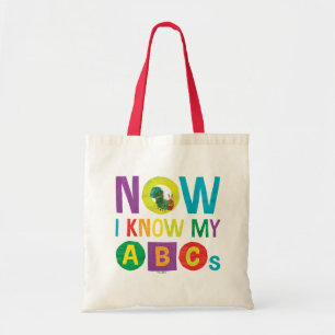 Bolsa Tote Eric Carle   agora eu conheço meu ABCs