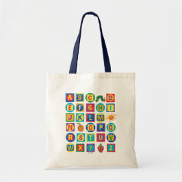 Bolsa Tote Eric Carle | Padrão de blocos alfabéticos