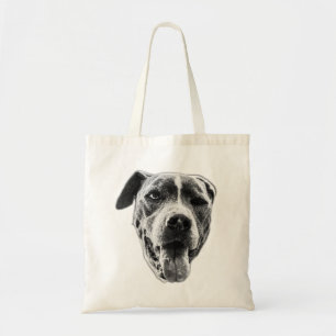 Bolsa Tote Errand Buddy — Happy Pitbull Mix