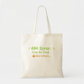 Bolsa Tote Erro 404: Sono Não Encontrado (Precisa Café) -