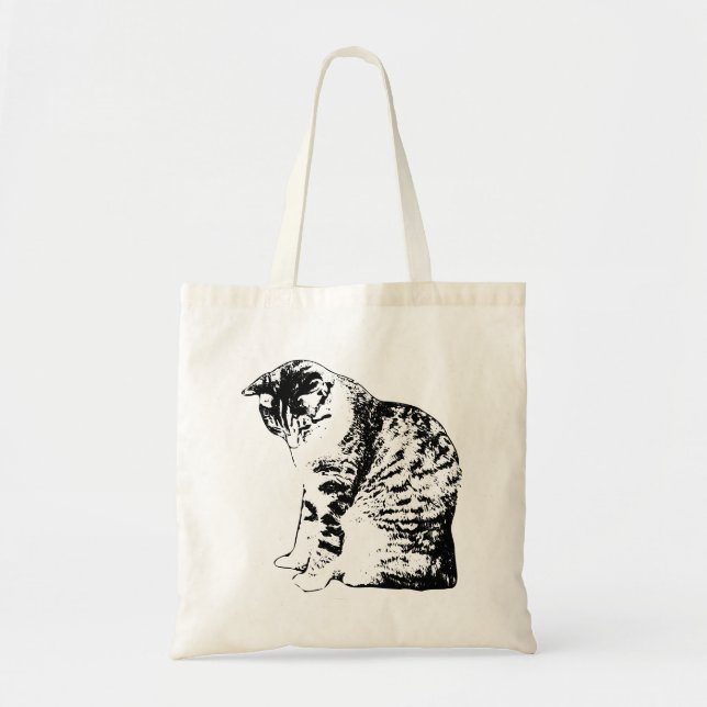 Bolsa Tote Erros de outono com Estilo de Cat Mínimo (Frente)