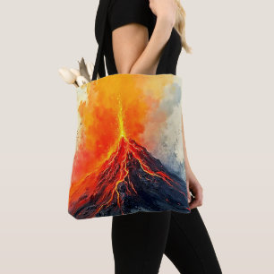 Bolsa Tote Erupção Vulcânica: Poder Bruto