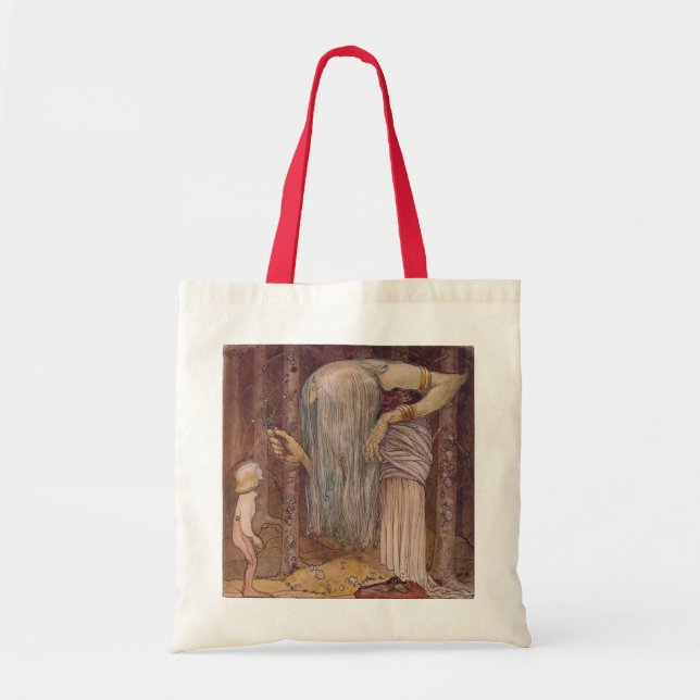 Bolsa Tote Erva do troll por John Bauer (Frente)