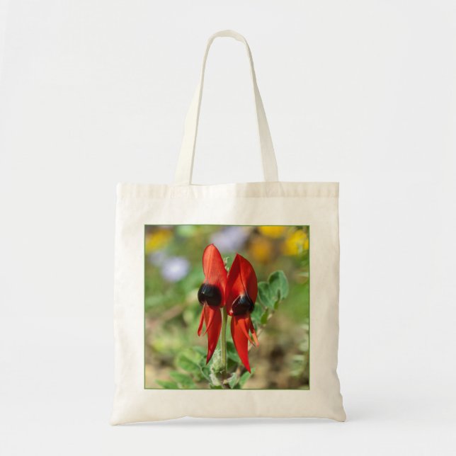 Bolsa Tote Ervilha-do-deserto-de-Sturt (Frente)