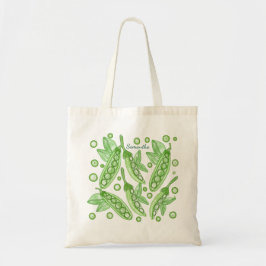 Bolsa Tote Ervilhas vegetais