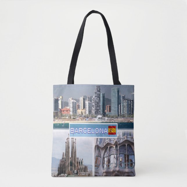 Bolsa Tote ES Barcelona - Skyline - Skyline - Sagrada Família (Frente)