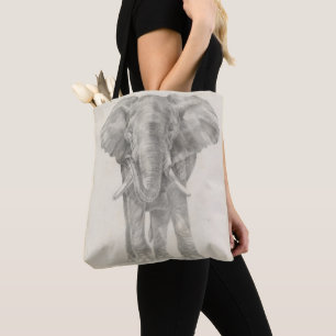 Bolsa Tote esboço elefante