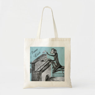 Bolsa Tote Esboço Único de Franz Liszt por Maurice Sand 1837
