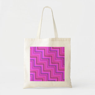 Bolsa Tote Escada de faixas cor-de-rosa