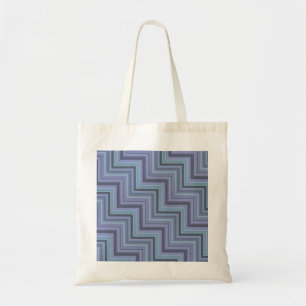 Bolsa Tote Escada de stripes de cinza azul