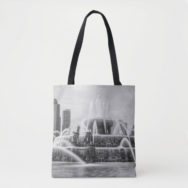Bolsa Tote Escala de Cinza de Chicago Buckingham (Frente)
