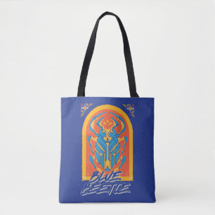 Bolsa Tote Escaravelho Azul Talavera Gráfico