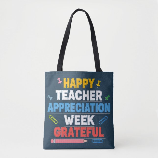 Bolsa Tote Escola Colorida Grata Design (Frente)