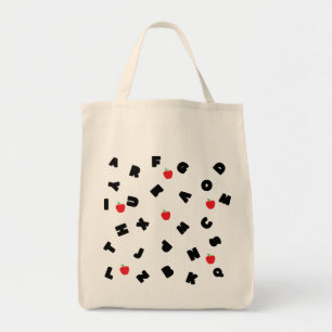 Bolsa Tote escola de árvores selvagens safari do jardim de in
