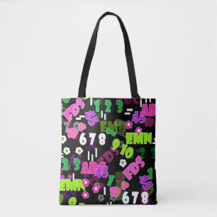 Bolsa Tote Escola de Estudos de Física de Ensino de Textura