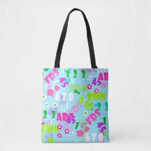 Bolsa Tote Escola de Estudos de Física de Ensino de Textura