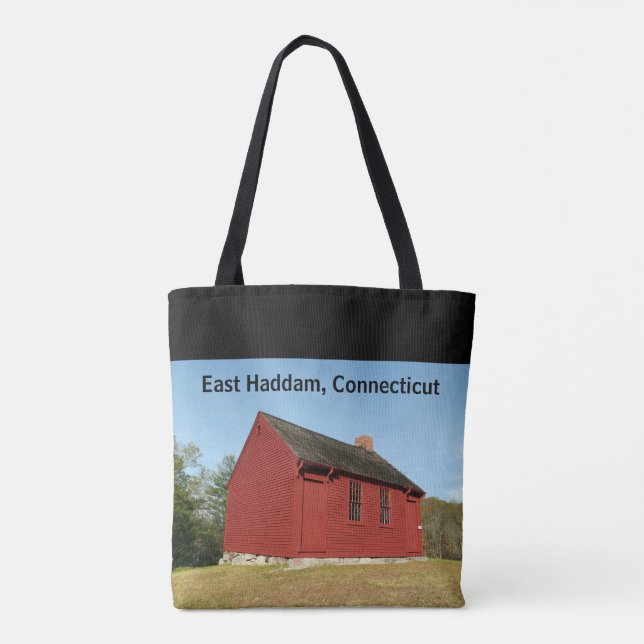 Bolsa Tote Escola de Nathan Hale (East Haddam) (Verso)