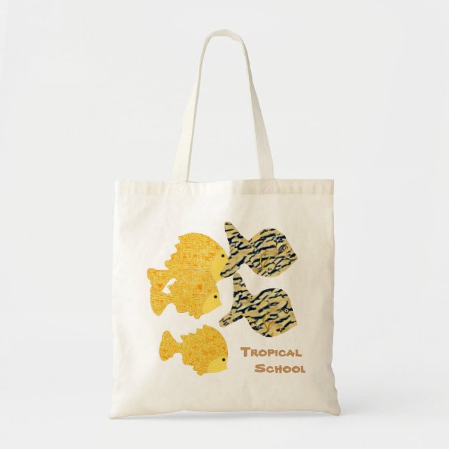 Bolsa Tote Escola Tropical (Frente)