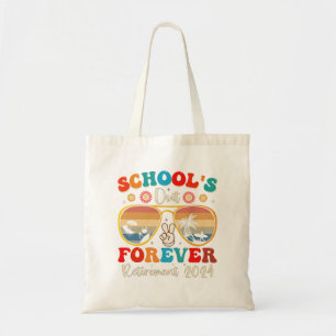 Bolsa Tote Escolas Aulas Terminam para Sempre Professor Apose