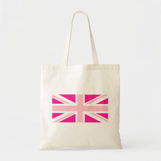Bolsa Tote Escolha suas Cores Union Jack (Frente)