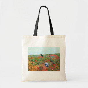 Bolsa Tote Escolhendo Flores num Campo, Mary Cassatt
