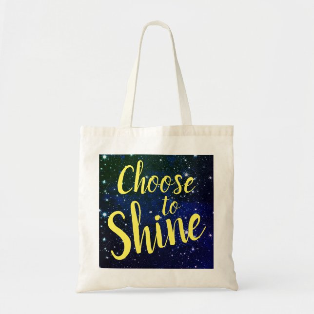 Bolsa Tote Escolher Shine Stars Cosmos (Frente)