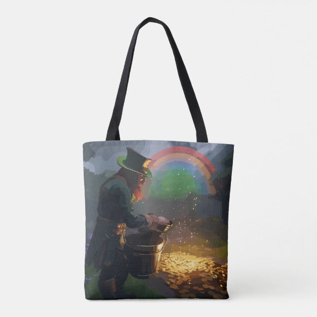Bolsa Tote Esconderijo do Leprechaun (Verso)