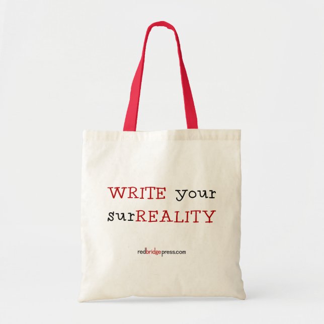 Bolsa Tote ESCREVA seu surREALITY - sacola (Frente)