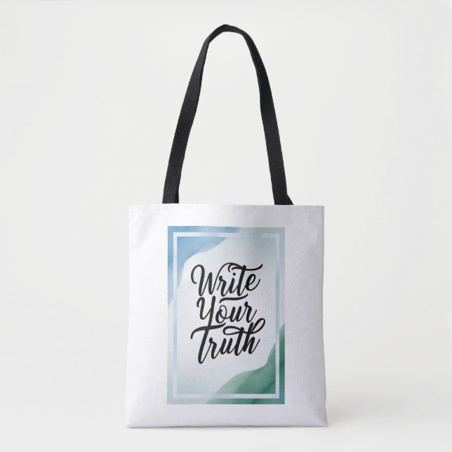 Bolsa Tote Escreva Sua Verdade opção 3 (Frente)
