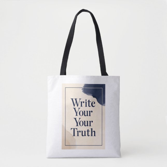 Bolsa Tote Escreva Sua Verdade opção 3 (Frente)
