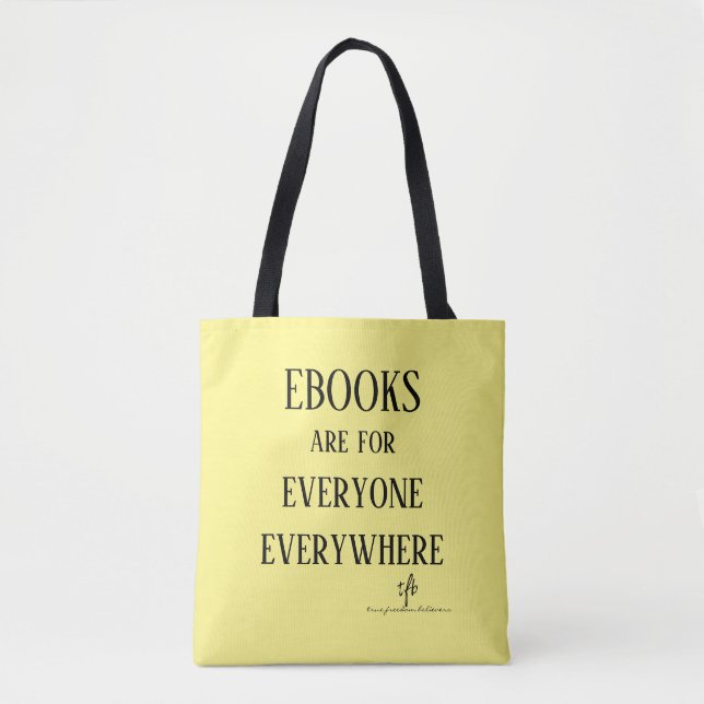 Bolsa Tote Escreve Todos Em Todo Lugar (Frente)