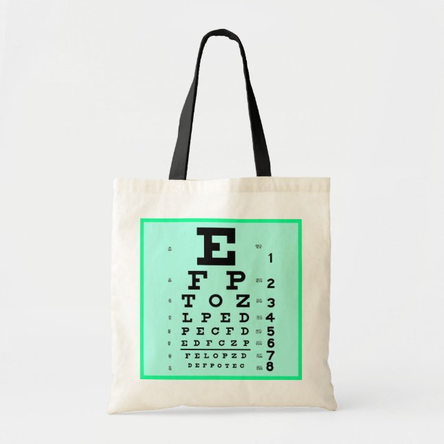 Bolsa Tote Escritório feito sob encomenda da optometria da (Frente)