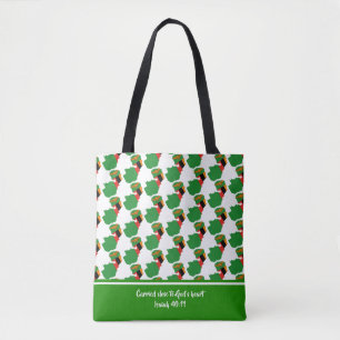 Bolsa Tote Escritura Cristã ZAMBIA FLAG Isaiah