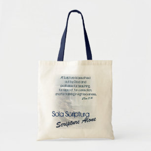 Bolsa Tote Escritura de Sola Scriptura/apenas