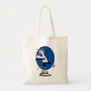 Bolsa Tote Escrivado, secretário de pássaros escrevendo car