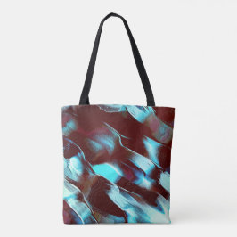 Bolsa Tote Esculpidos de metais mattos, em gradiente castanho