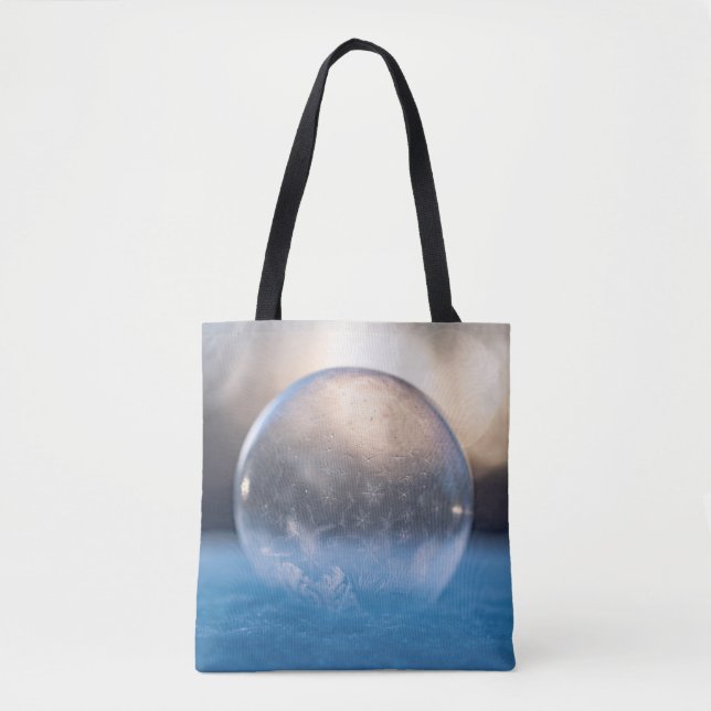 Bolsa Tote Esfera de vidro limpa (Frente)