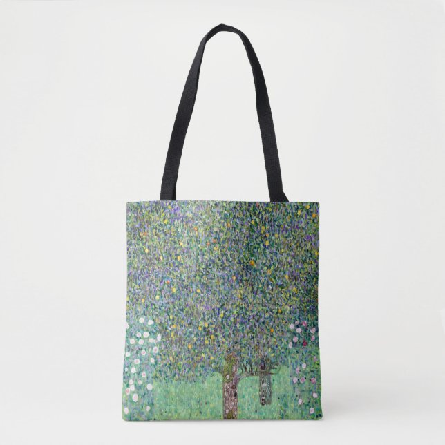 Bolsa Tote Esfregões Sob As Árvores, Gustav Klimt (Frente)