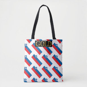 BOLSA TOTE ESLOVÊNIA DOURADA