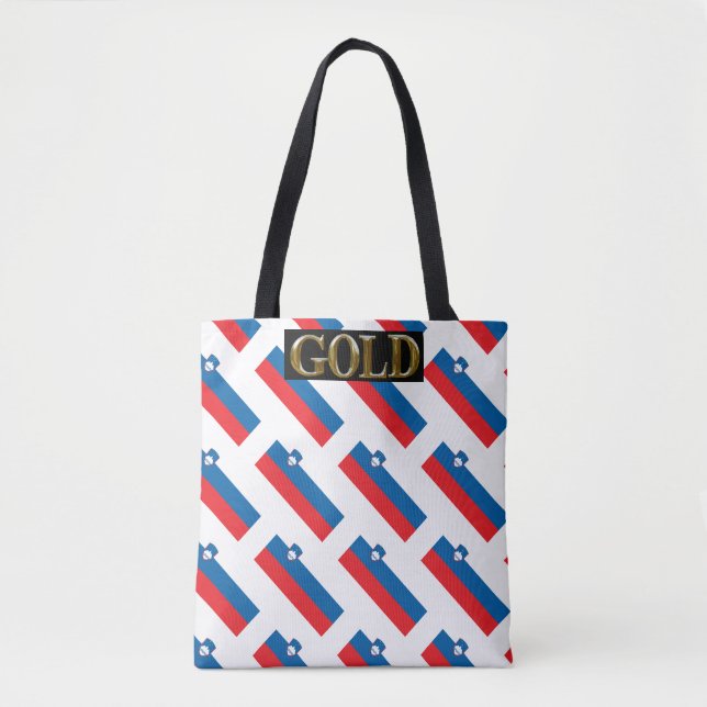 BOLSA TOTE ESLOVÊNIA DOURADA (Frente)