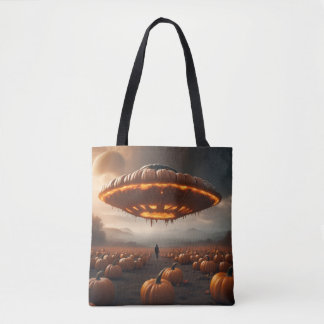 Bolsa Tote Espachante No Planeta Pumpkin