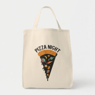 Bolsa Tote Espaço noturno da pizza