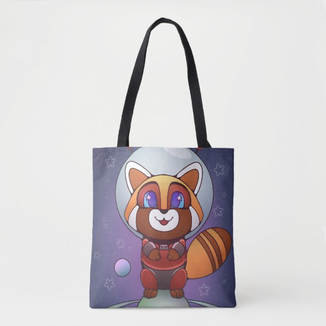 Bolsa Tote Espaço Panda Chippy! (Frente)