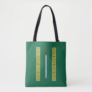 Bolsa Tote Espada Céltica e Coragem