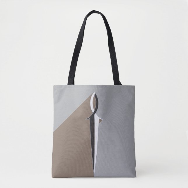 Bolsa Tote Espada do Peixe de Jesus (Frente)