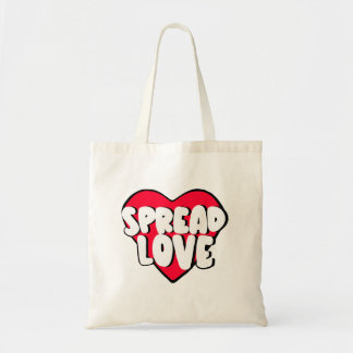 Bolsa Tote Espalhar o amor uma bolsas por vez