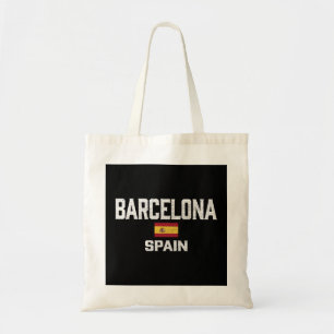 Bolsa Tote Espanha Barcelona Barcelona Espana Vintage So